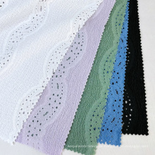 Kostenlose Versandtücher Strickkleid Stoff Jacquard Crinkle Tricot Fabric Textile Rohstoff Matratze